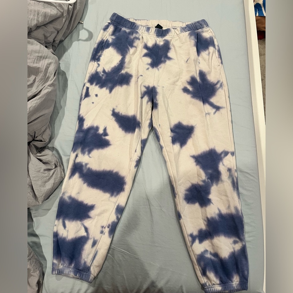 Wild Fable Blue and White Tie-Dye Joggers